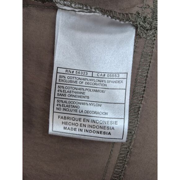 Nike Dry Fit  Tan Golf Jacket Turquoise Blue Stitching Womens XL - Picture 9 of 9